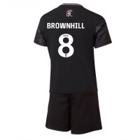 Burnley Josh Brownhill #8 Replika babykläder Bortaställ Barn 2024-25 Kortärmad (+ korta byxor)